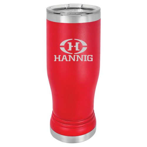 Hannig Logo Engraved on a Polar Camel® - 14 oz. Vacuum Insulated Pilsner with Lid Thumbnail