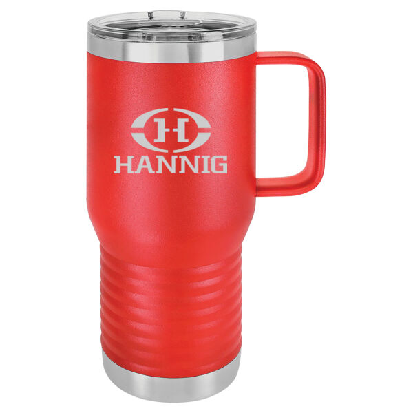 Hannig Logo Engraved on a Polar Camel® - 20 oz.Travel Mug Vacuum Insulated with Slider Lid Thumbnail