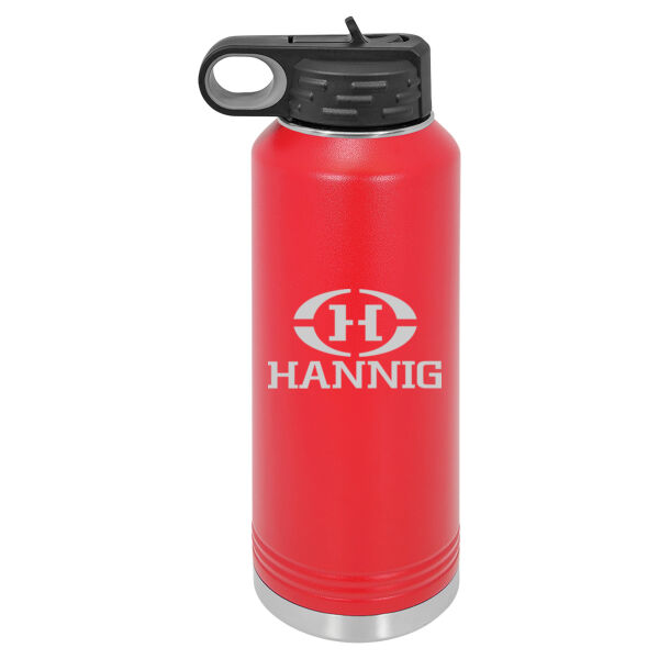 Hannig Logo Engraved on a Polar Camel® - 20 oz. Water Bottle Vacuum Insulation Thumbnail