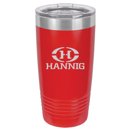 Hannig Logo Engraved on a Polar Camel® - 20 oz Tumbler Vacuum Insulated with Slider Lid Thumbnail