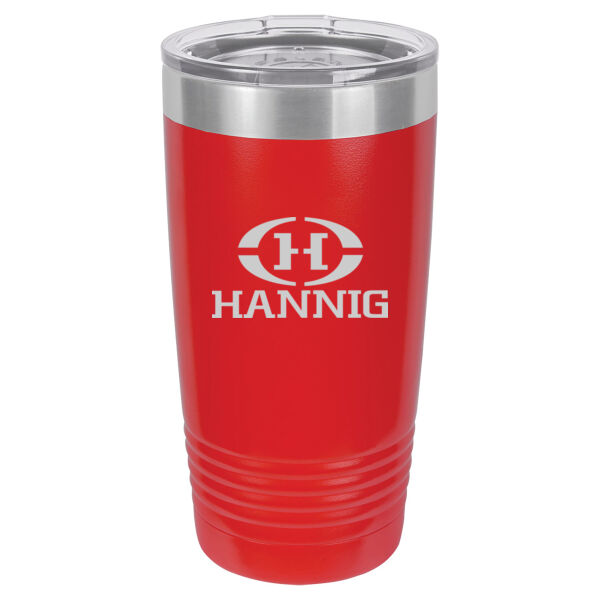 Hannig Logo Engraved on a Polar Camel® - 20 oz Tumbler Vacuum Insulated with Slider Lid Thumbnail
