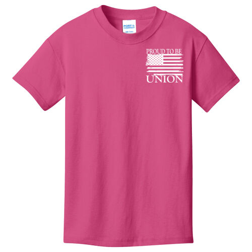 Parade Shirt on a Port & Co. ® - Youth Core Cotton Tee Thumbnail