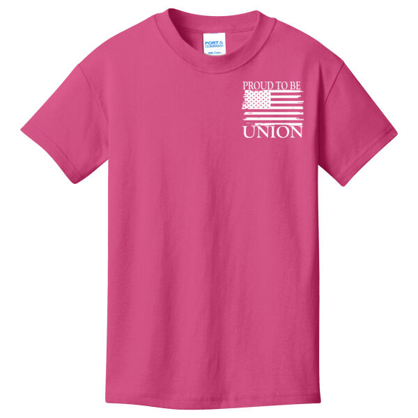 Parade Shirt on a Port & Co. ® - Youth Core Cotton Tee Thumbnail